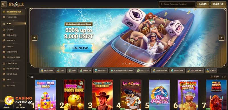 Introduction to realz casino pokies